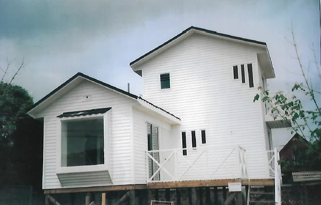 Casa americana estructura en madera Algarrobo Norte
