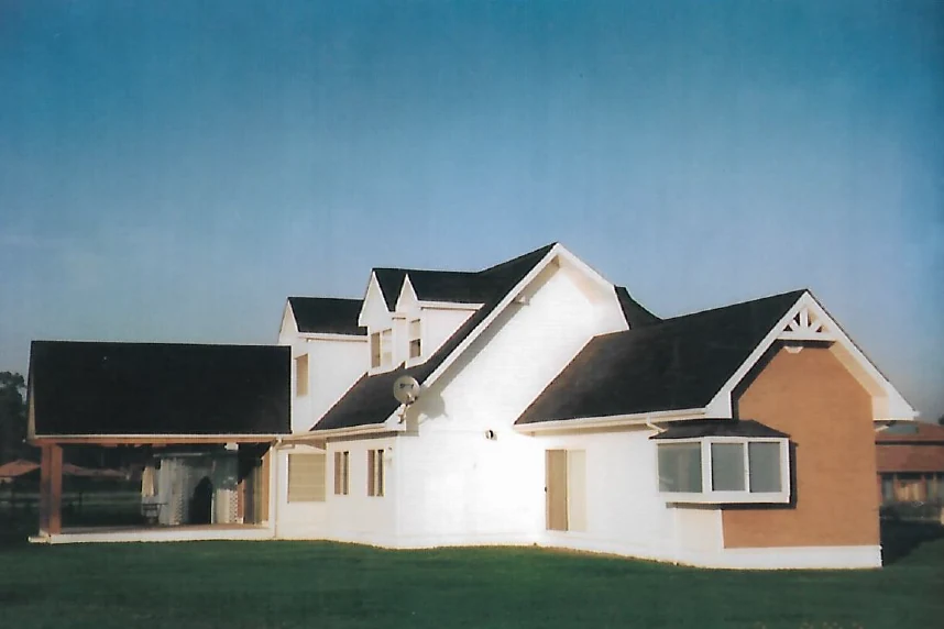 Casa americana estructura madera Calera de Tango