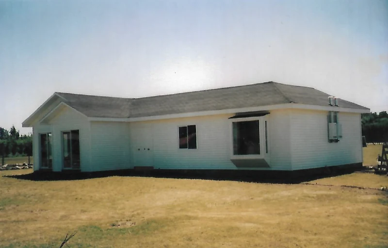 Casa americana estructurada en madera Buin
