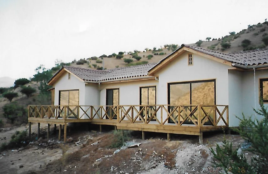 Casa colonial estructura madera Curacaví