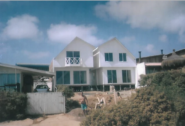 Casas americanas estructura madera El Tabo