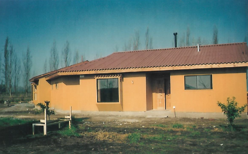 Casa chilena estructura en madera Paine