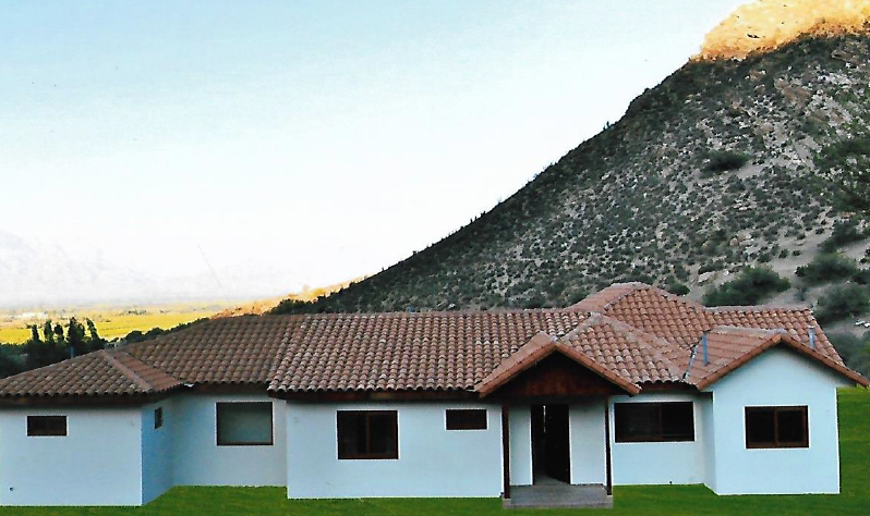 Casa colonila estructura albañileria Los Andes